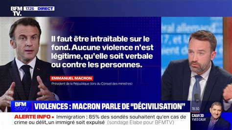 Violences On voit des faits de décivilisation pour Loïc Signor