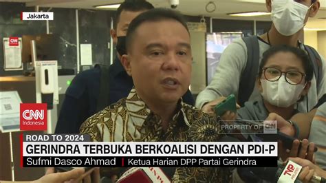 Gerindra Terbuka Berkoalisi Dengan PDIP YouTube