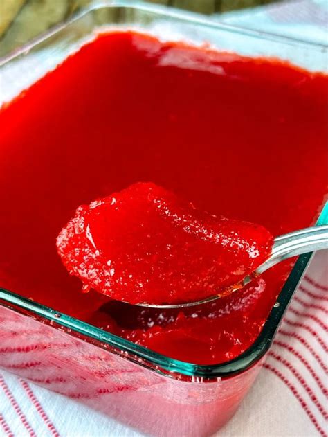 Applesauce Jello Recipe: Sweet and Smooth Cherry Delight