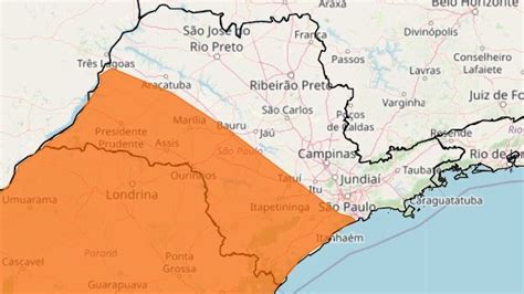 Inmet Divulga Alertas De Tempestades Para O Litoral De SP