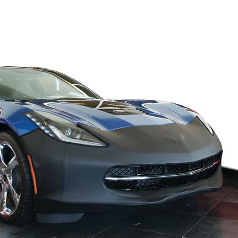 C7 Corvette Stingray Front End Coverbra Wblack Flags Logo Free