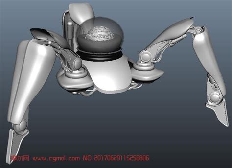 一个简单的机器人机械角色模型下载 摩尔网cgmol