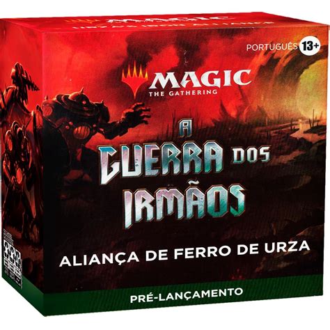 Kit Pré Lançamento Guerra Dos Irmãos Magic Booster Urza Português