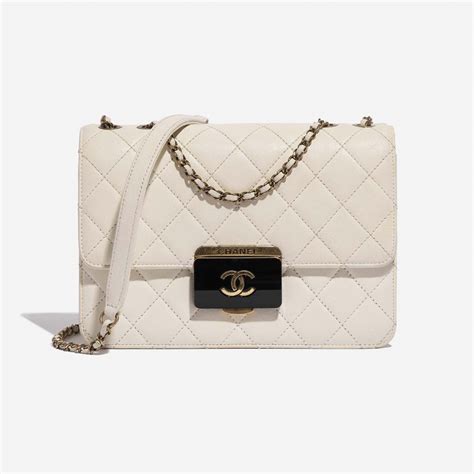 Chanel Timeless Flap Lamb Creme SACLÀB