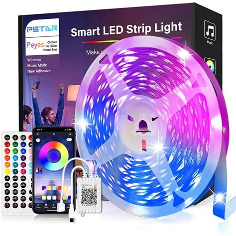 Ruban Led Led Chambre M Bluetooth Bande Led Rgb V Bande Lneuse