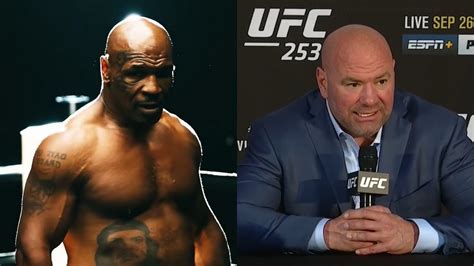 Dana White Admet Avoir Eu Tort Face Mike Tyson Vs Jake Paul Espace