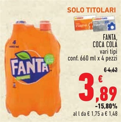 Offerta Fanta Coca Cola Vari Tipi Conf Ml X Pezzi Nel Volantino