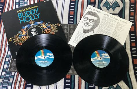 Buddy Holly A Rock N Roll Collection 2 Vinyl Record Set Etsy Uk