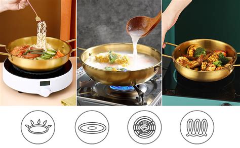 Amazon Okllen Set Of Korean Ramen Noodle Pot With Handles