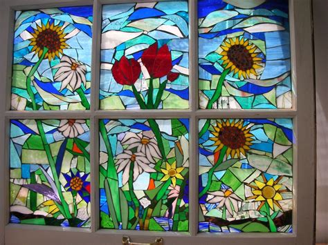 Mosaic Windows Stained Glass Mosaic Mosaic Flowers Mosaic Glass