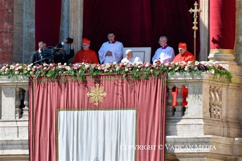 Dimanche de Pâques Bénédiction Urbi et Orbi Activités du Pape