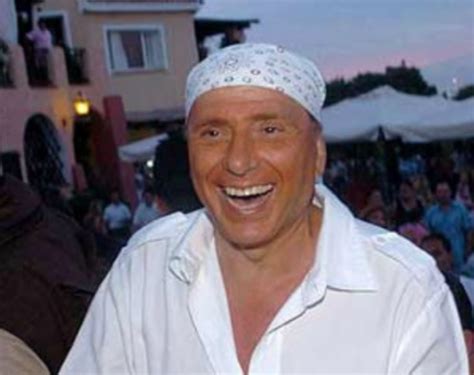 Silvio Berlusconi Con La Bandana Dago Fotogallery