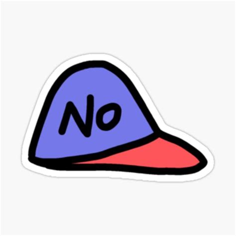 No Cap Sticker For Sale By Mulchi3 Redbubble