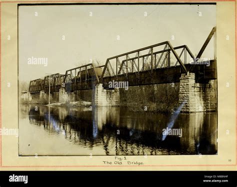 Design Of A Plate Girder Railroad Bridge 1913 14757697901 Stock