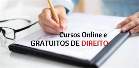 Cursos de direito online e gratuitos com inscrições abertas e inicio hoje