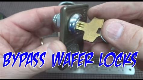 254 Picking And Bypassing Wafer Locks Youtube