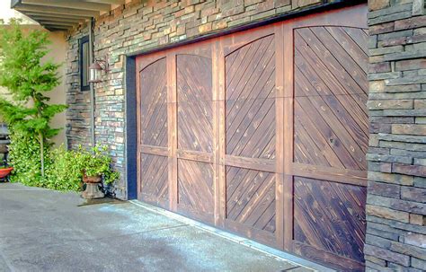 Custom Wood Carriage Garage Door Design Right Way Garage Doors