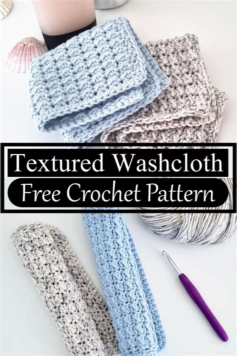 20 Crochet Washcloth Patterns For Beginners