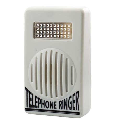 Extra Loud Ringer Sound Telephone Phone Amplifier Strobe Light Flasher