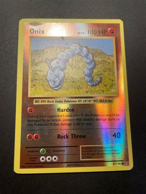 Onix Reverse Holo Xy Evolutions Kaufen Auf Ricardo