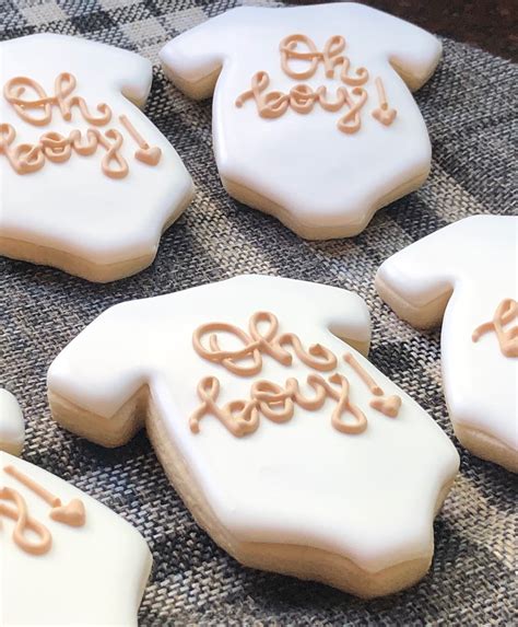 Oh Boy Cookies Baby Shower Cookies Oh Baby Cookies Etsy