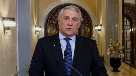 Antonio Tajani Le Hamas Hors De Palestine Nous Croyons En L ANP