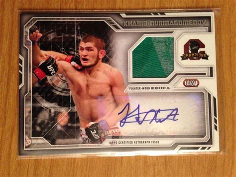 Moore Top 5 Most Valuable Autographed Ufc Fighter Cards Mmatorch