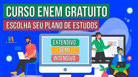 Como Planejar Os Estudos Para O Enem Estude O Curso Enem Gratuito