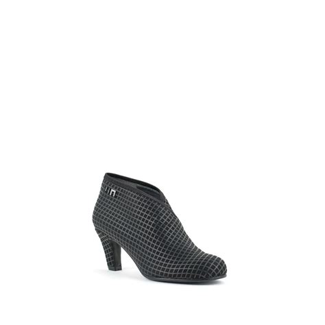 Fold Mid Pump Black Grid United Nude Vienna Leonessa Schuhges