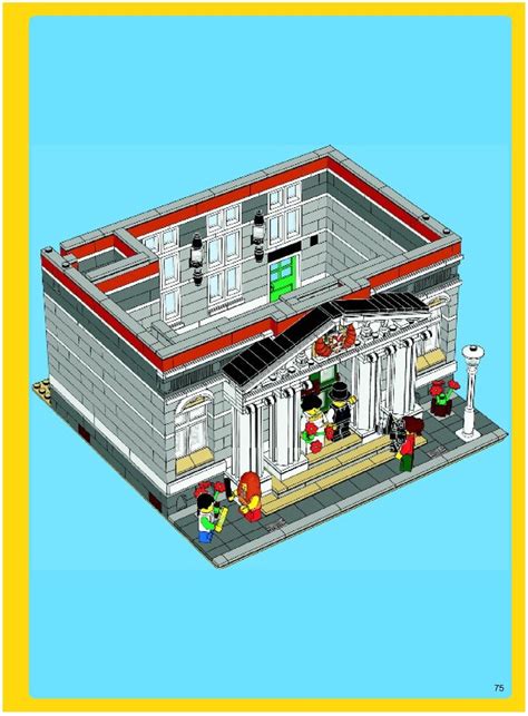 Town - Town Hall [Lego 10224] | Lego, Town hall, Lego modular