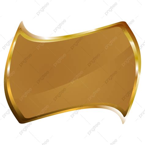 Golden Text Box Abstract Shape Banner Islamic Banner Text Box Png