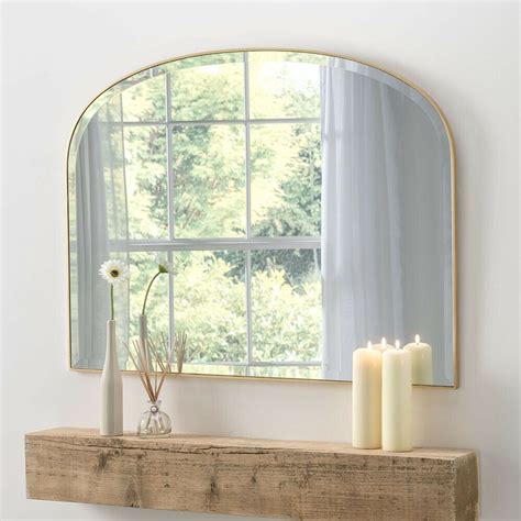 Arched Top Mantle Mirror At Minnie Adams Blog