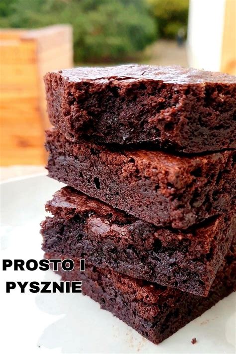 Brownie z kakao Minimum składników maksimum smaku Kuchnia Izy