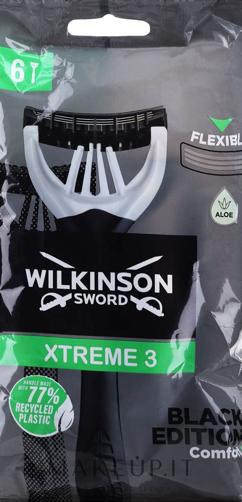 Wilkinson Sword Xtreme Black Edition Set Rasoi Usa E Getta Pz