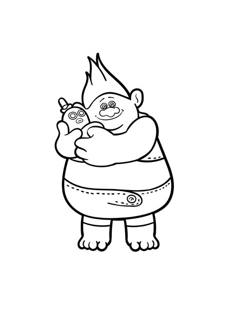 Coloriages Les Trolls Imprimer