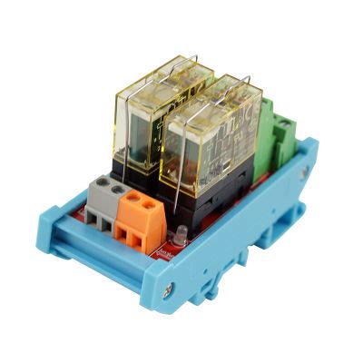 Osm 2 Channel Dpdt Idec Relay Module DC24V Compatible NPN And PNP