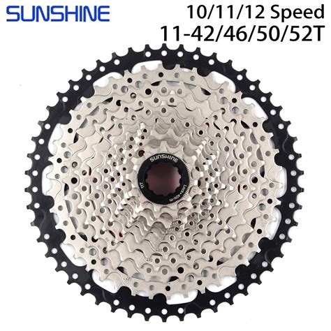 SUNSHINE Cassette para bicicleta de montaña 11 50T 11 46T 11 42T 10