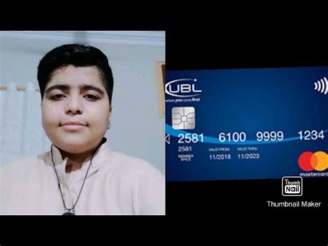 My New Ubl Debit Card And Cheque Book Unboxing Youtube