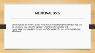 Discovery of chloral hydrate | PPT