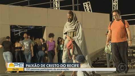 V Deo O Tradicional Espet Culo Da Paix O De Cristo Do Recife Chega