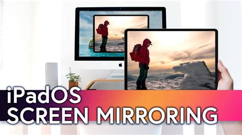 How To Screen Mirror Ipados Youtube