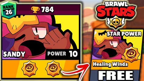 NOUL STAR POWER PE SANDY ESTE GENIAL Brawl Stars Romania YouTube