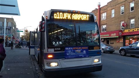 Mta Bus Company 2009 Orion Vii Next Gen Hybrid 4258 On A Jfk Airport