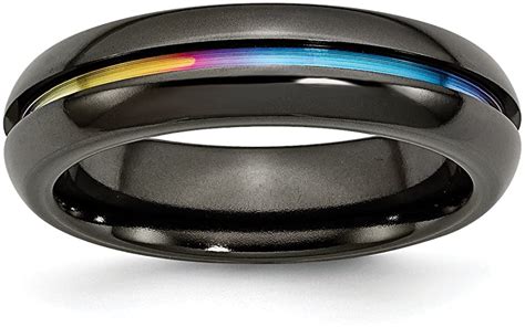 Black Titanium Wedding Rings