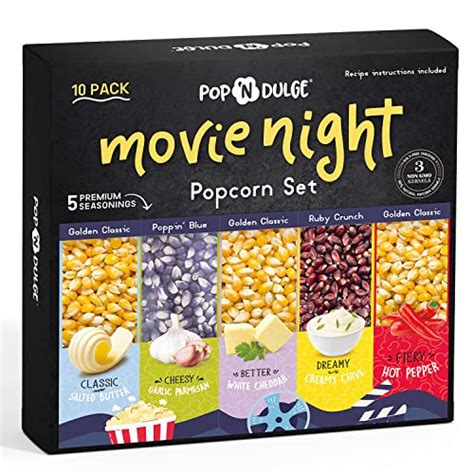 Urban Accents Movie Night Popcorn Kernels And Popcorn Seasoning Variety