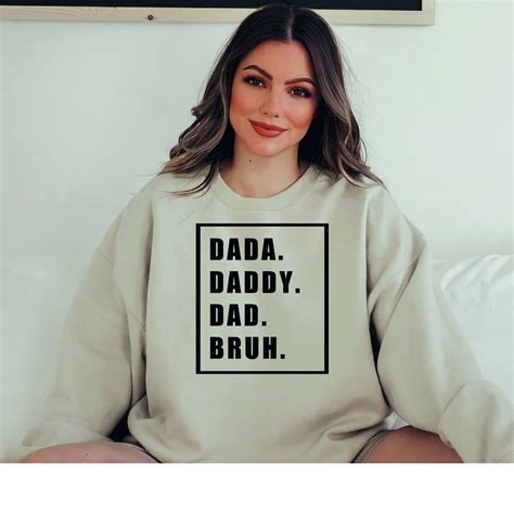 Dada Daddy Dad Bruh Svg Fathers Day Svg Dad Quote Svg Daddy Etsy