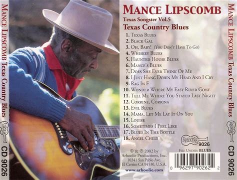 MANCE LIPSCOMB TEXAS COUNTRY BLUES NEW CD 96297902622 EBay