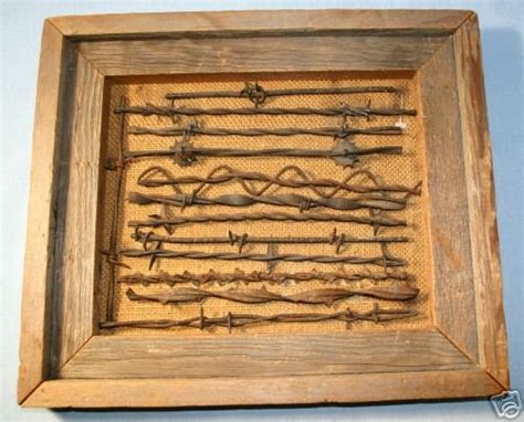 Antique Barbed Wire 1800s Texas Display Dalton Gang 28145852