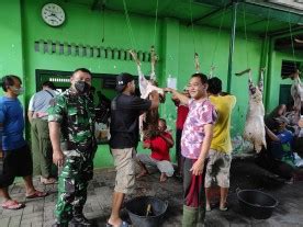 Kodim Kota Yogyakarta Babinsa Kelurahan Ngupasan Memantau