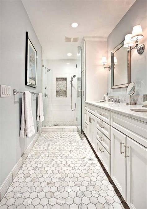 Admirable Narrow Bathroom Design Ideas Narrow Bathroom Designs Classic Bathroom Narrow Bathroom